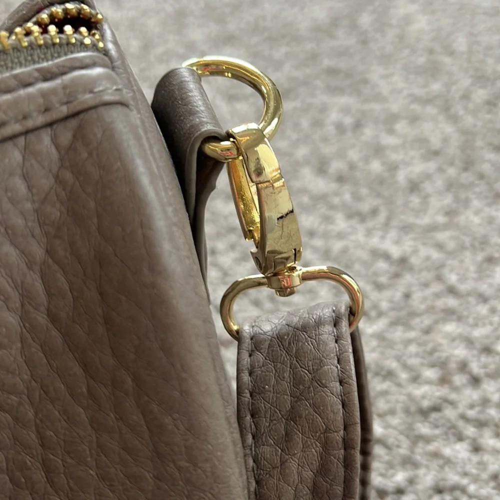 Steve Madden Dark Grey Bowler Style Purse - Picture 11 of 12